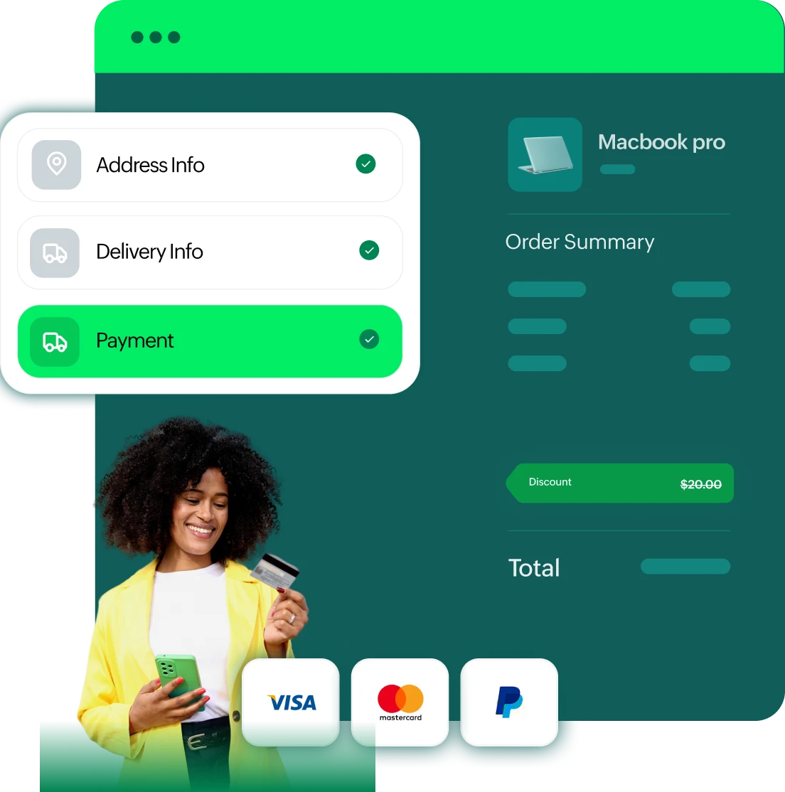 Smart and secure checkout preview