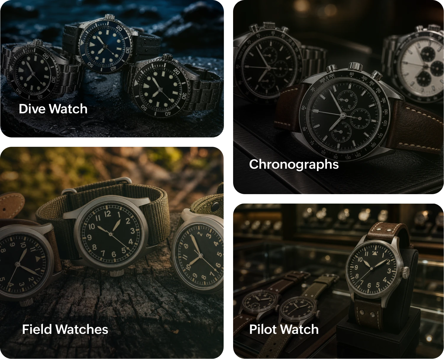 Product gallery and lookbook display