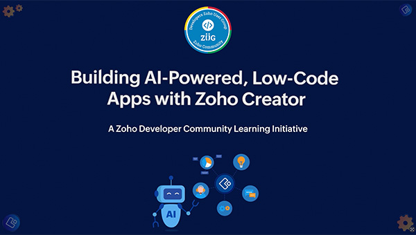 AI in Zoho Creator