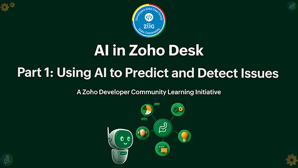 AI in Zoho Desk