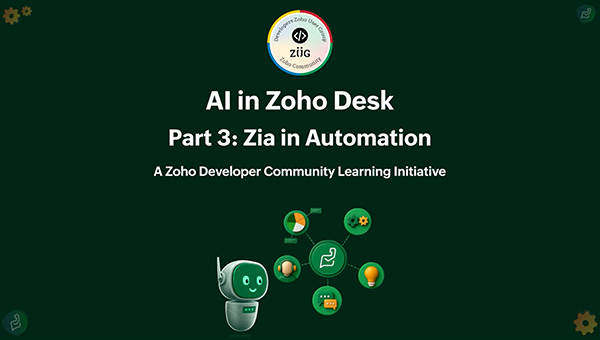 AI in Zoho Desk