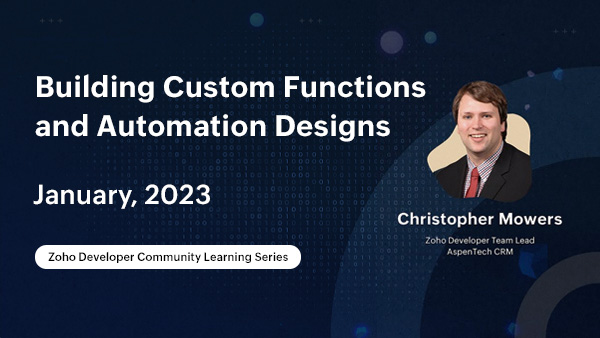 Zoho Developer Hangout Videos
