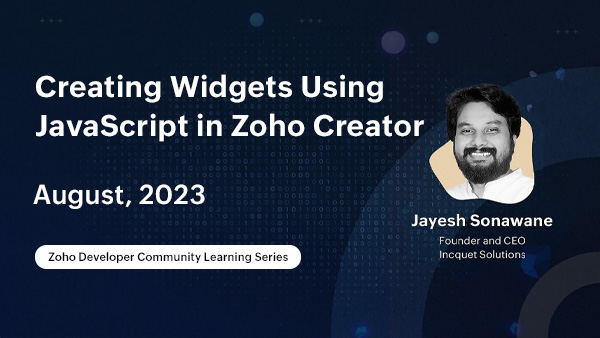 Zoho Developer Hangout Videos