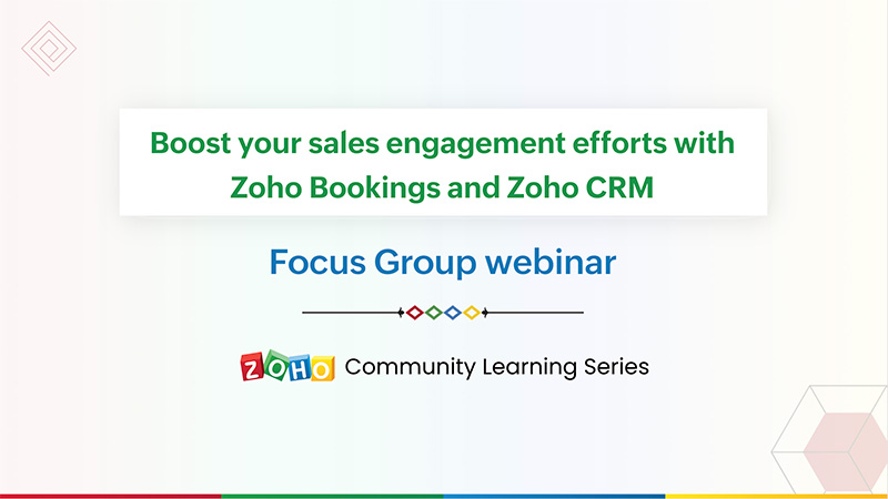 CRM Focus Group webinars