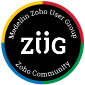 Logotipo del grupo de usuarios de Zoho de Medellín