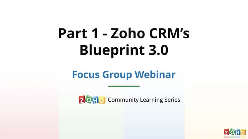 CRM Focus Group webinars