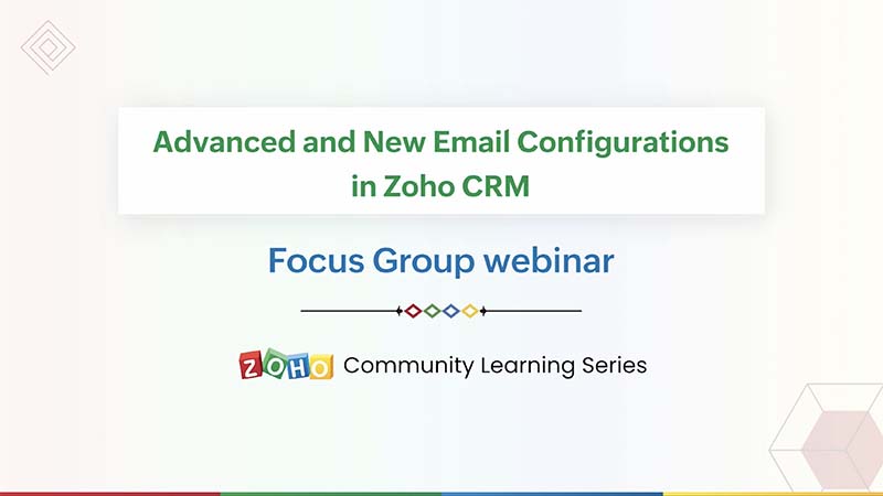 CRM Focus Group webinars