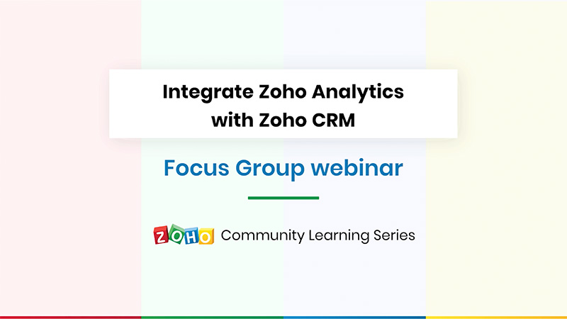 CRM Focus Group webinars