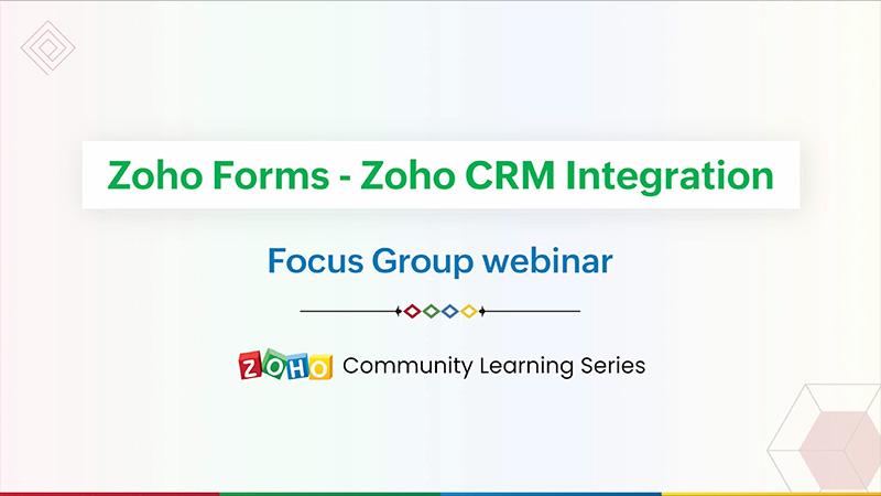 CRM Focus Group webinars