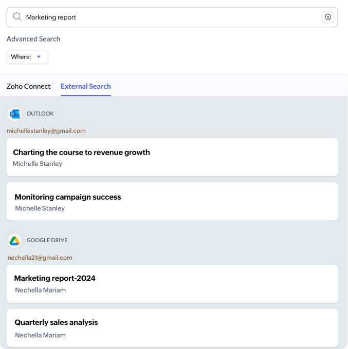 Enterprise search