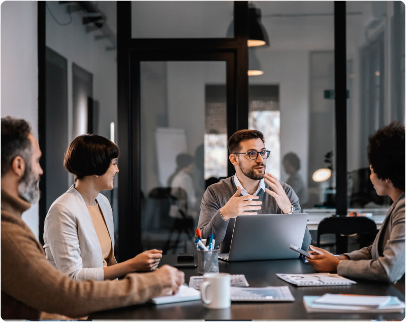 Team collaboration in Zoho Connect