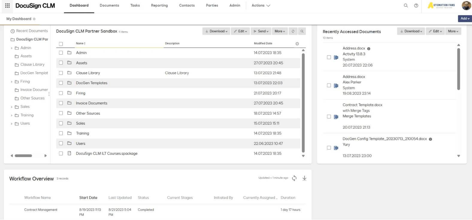 DocuSign CLM