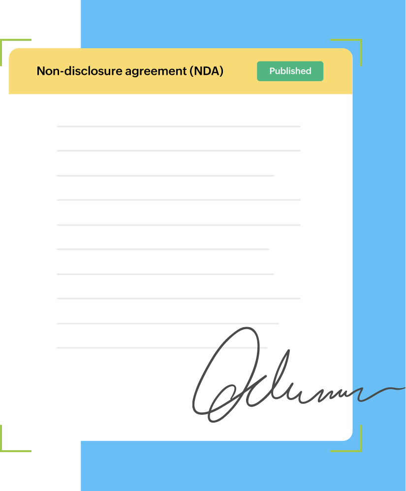 Non-disclosure agreement (NDA) template