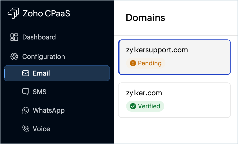 domain list domain list