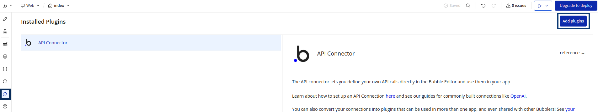 Add plugin Add plugin