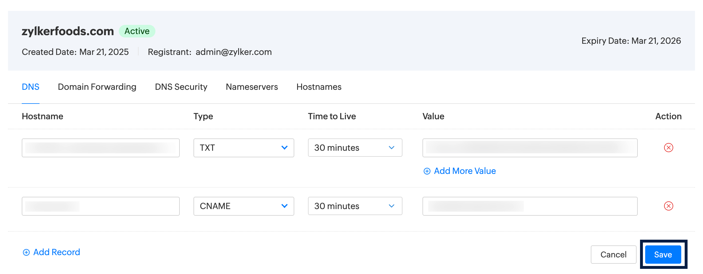 save configuration save configuration