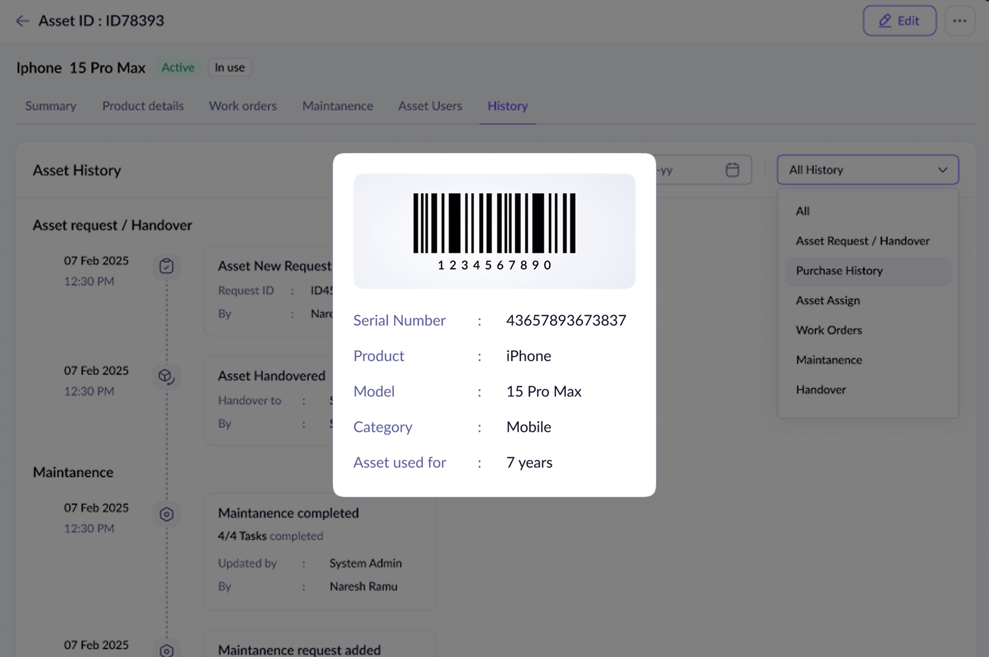 Manage contracts