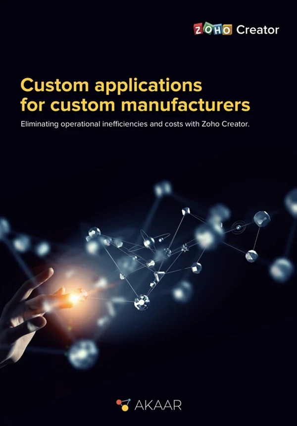 Custom applications for custom manufacturers