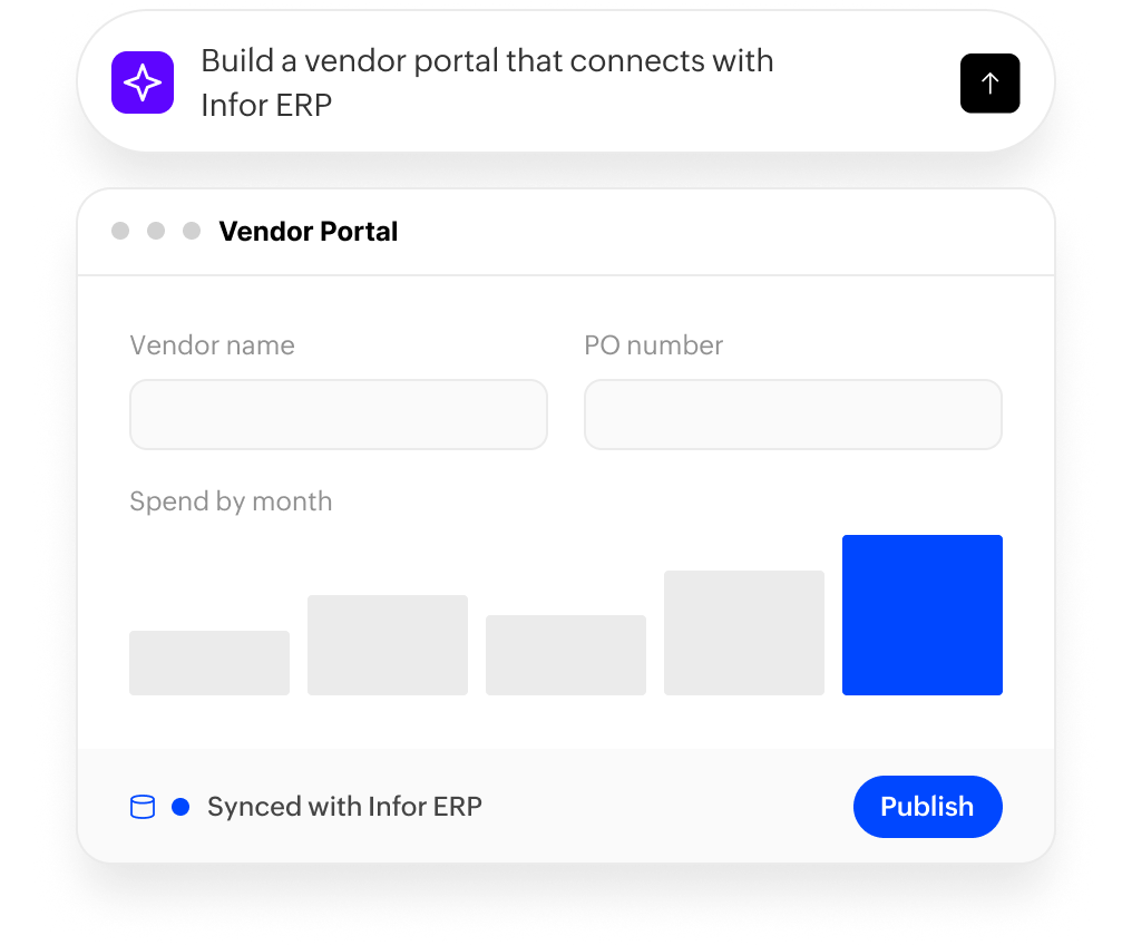 Extend Infor ERP with AI-powered low-code | Zoho Creator