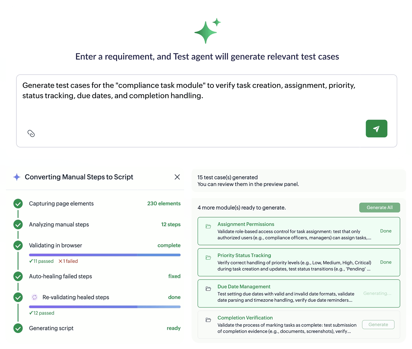 Test your application, automatically