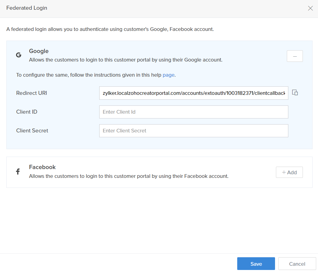 Facebook / Google login for website with Federated Authentication -  Sitecore Stack Exchange