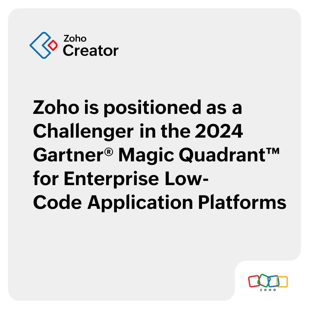 2024 Gartner® Magic Quadrant™ for Enterprise LowCode Application Platforms