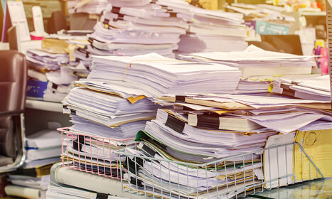 Save space. Go paperless.