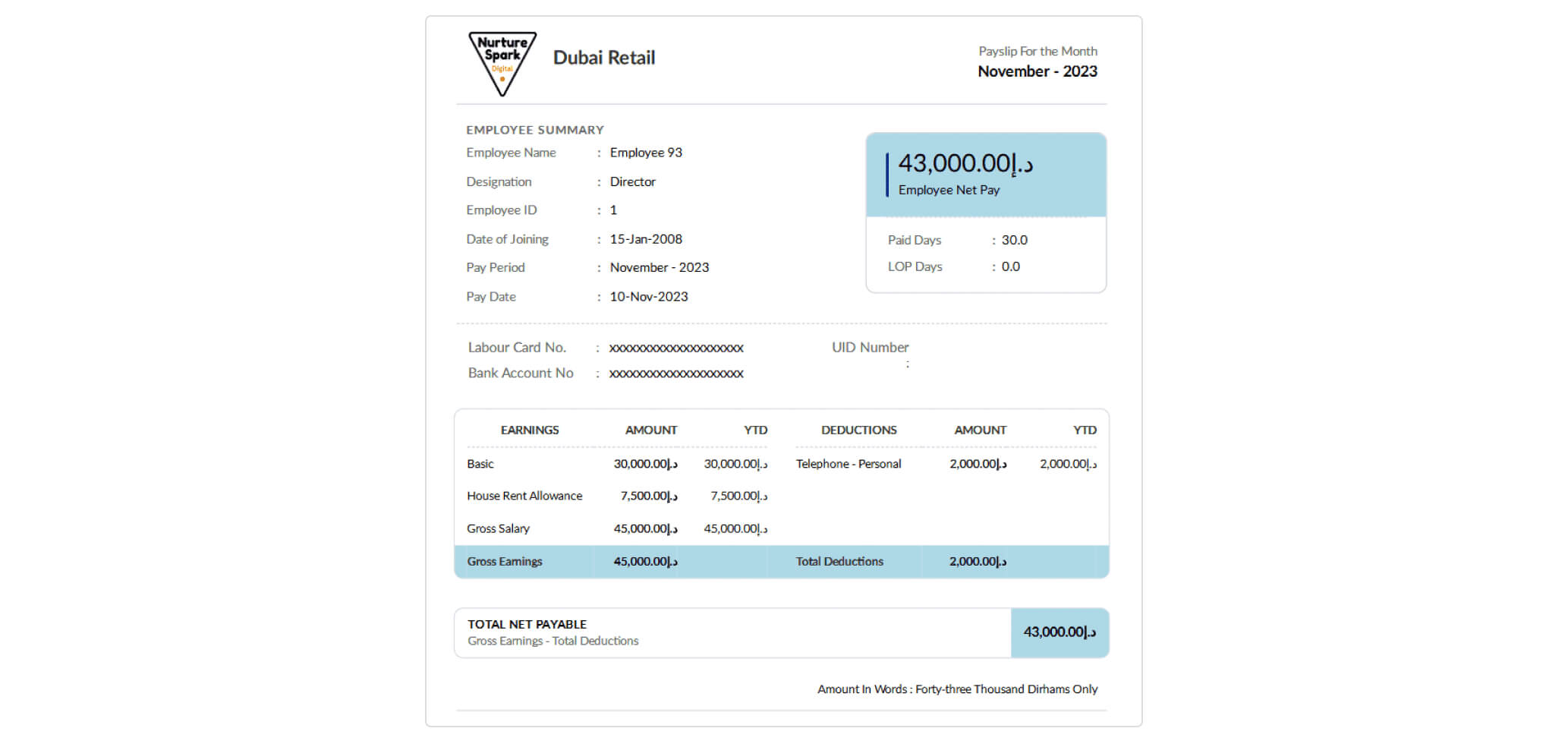 paysif employee retail