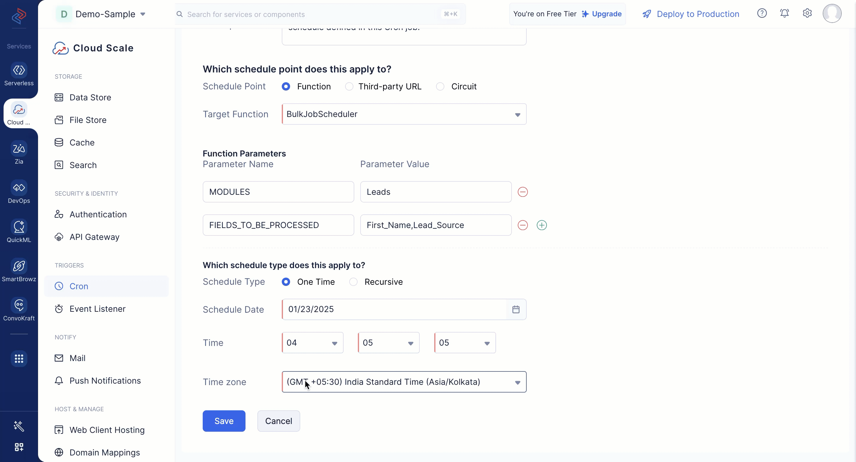 Cron Scheduler