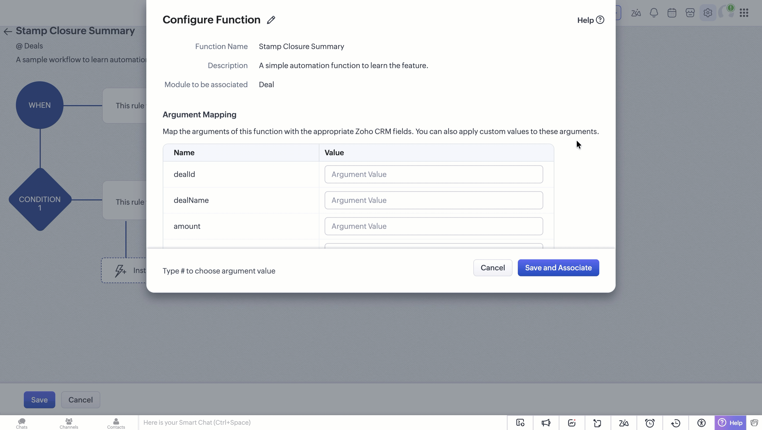 Workflow Arguments