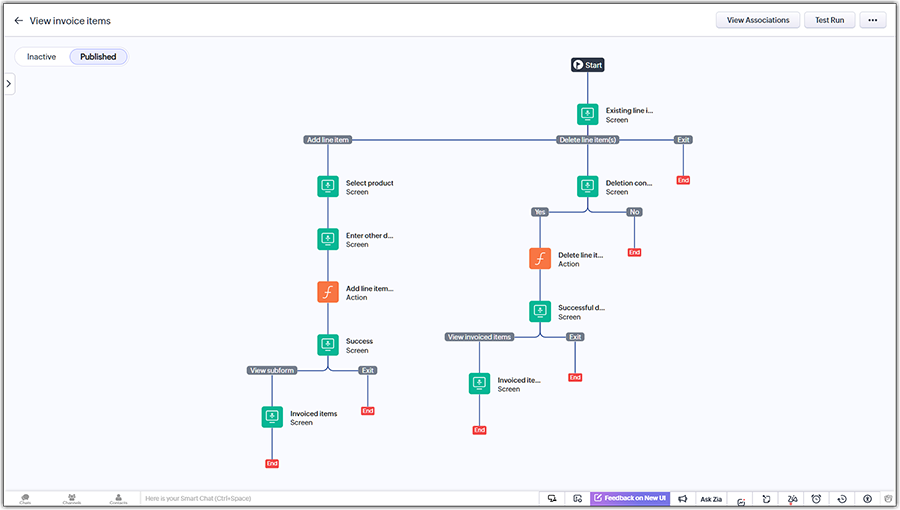 kiosk quick subform view