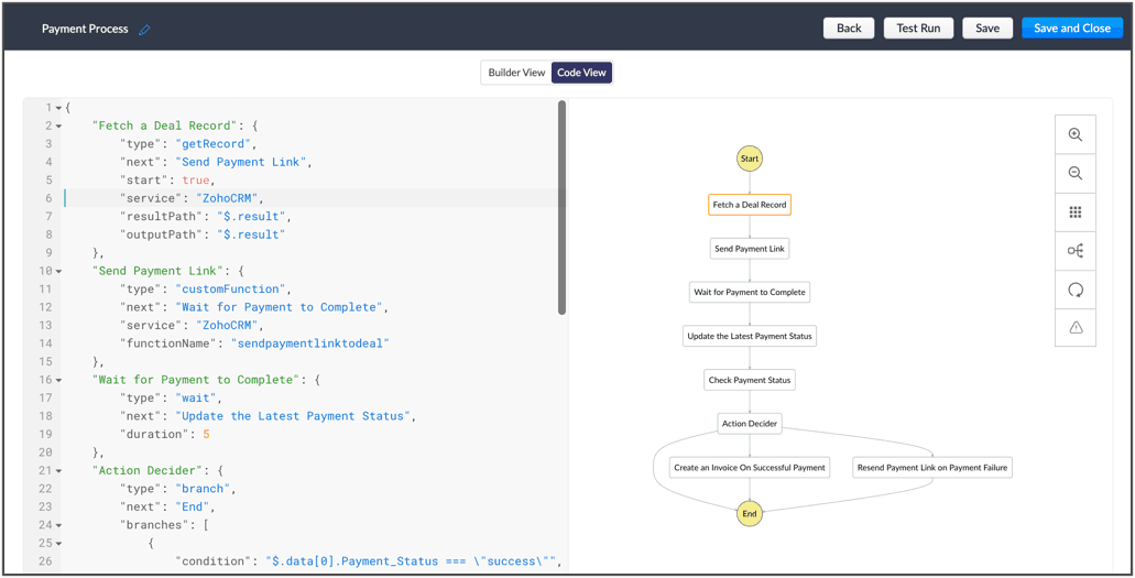 circuit in code view