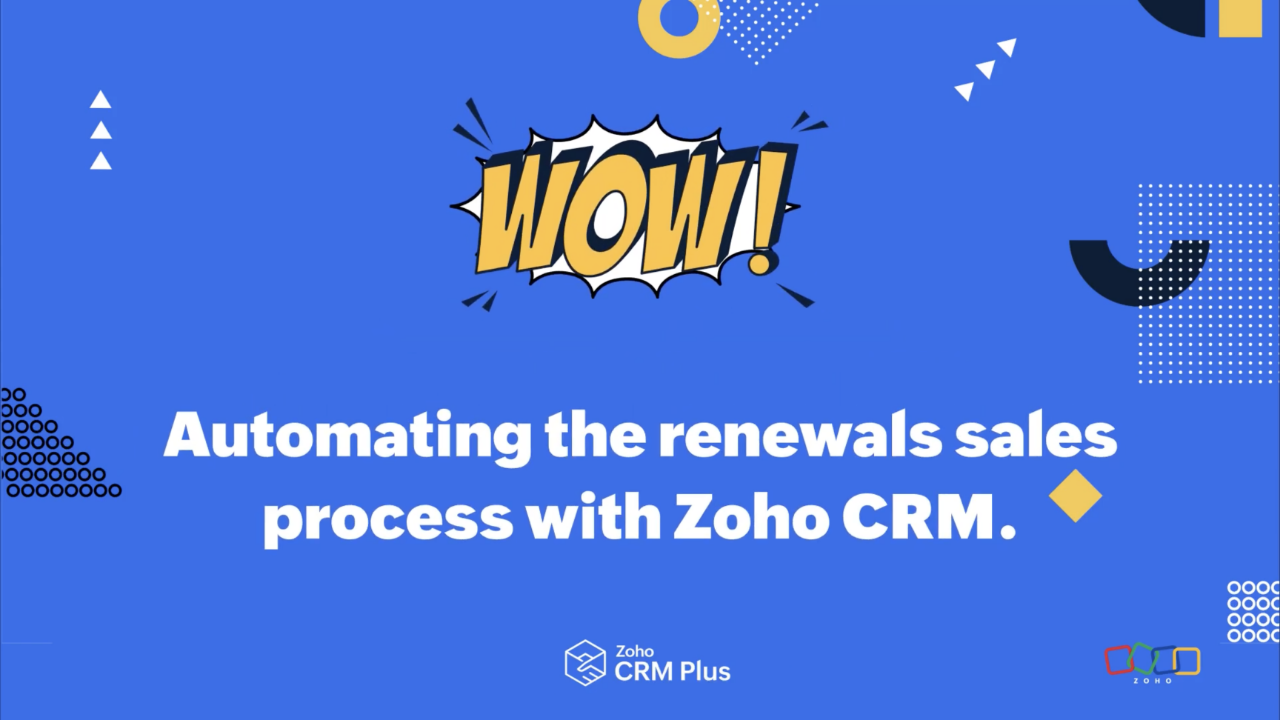 Some of the great things you can do with Zoho CRM Plus' apps