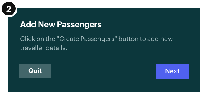 An in-app flow to guide users through business processes