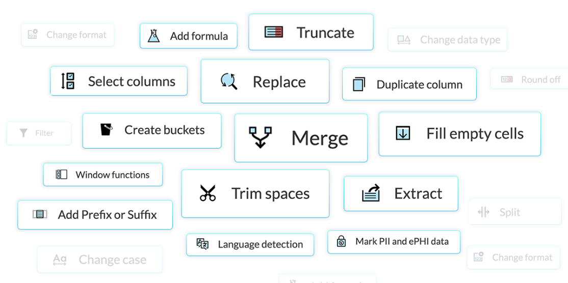 Clean, transform, and enrich your data 