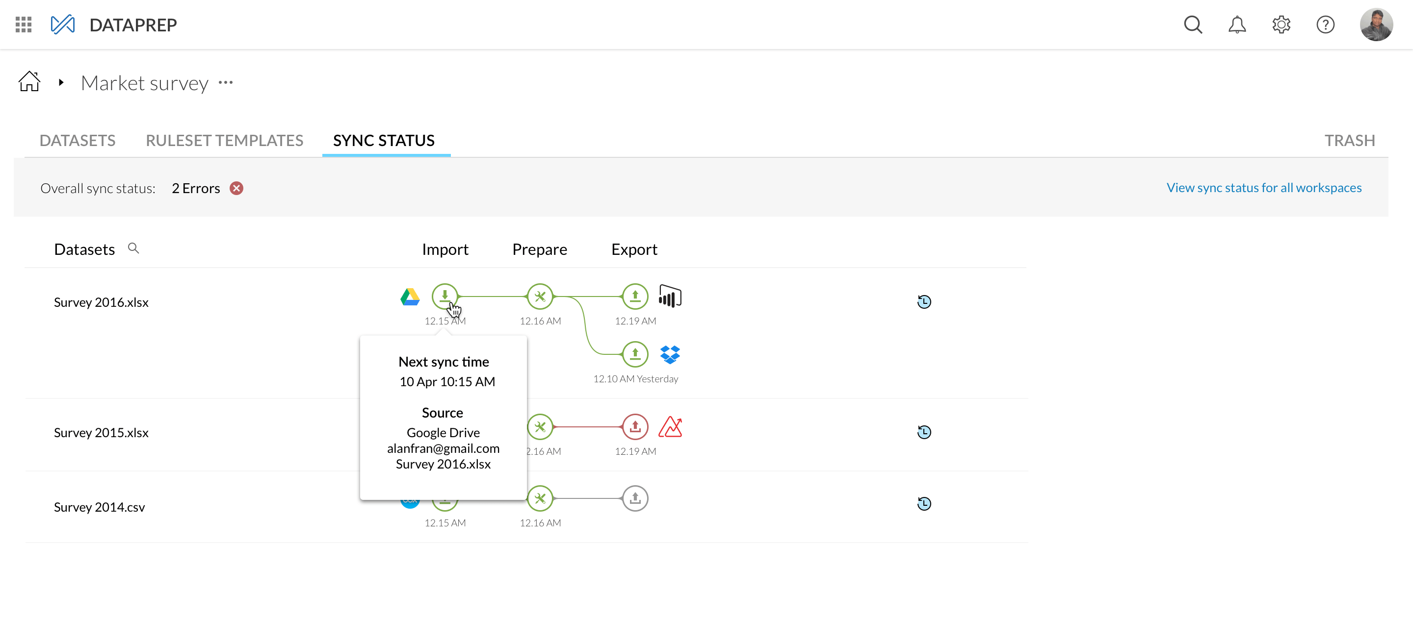 Menyiapkan data untuk migrasi data - Zoho DataPrep