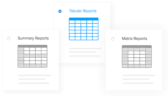 Custom reports