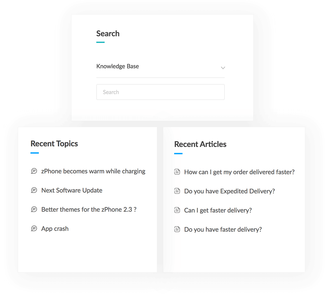 Document response on social customer support