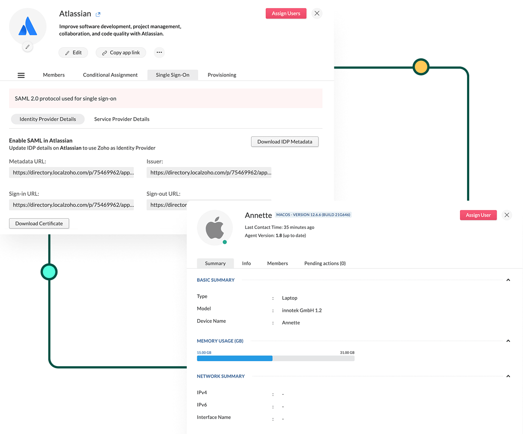 Easy login experience