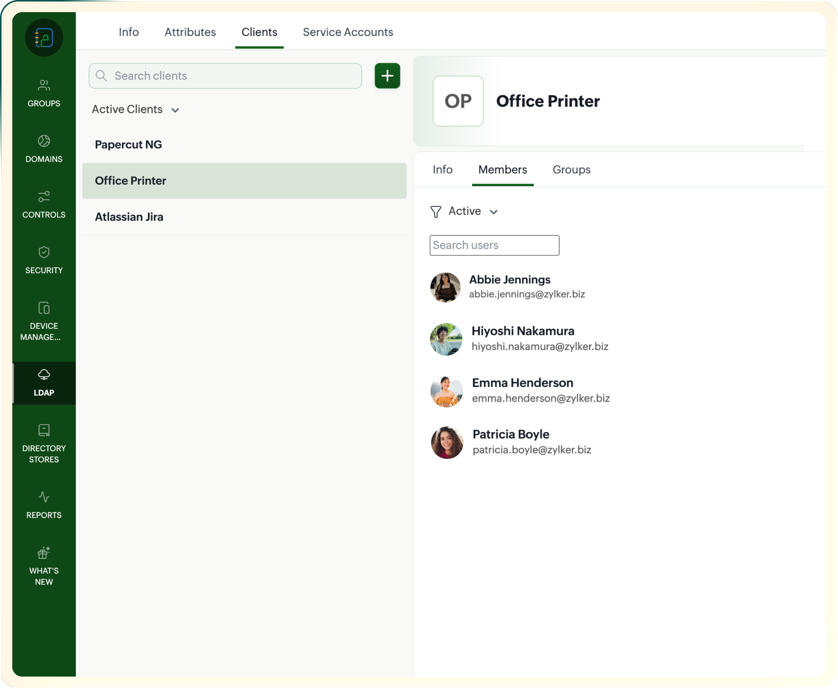Cloud LDAP Interface