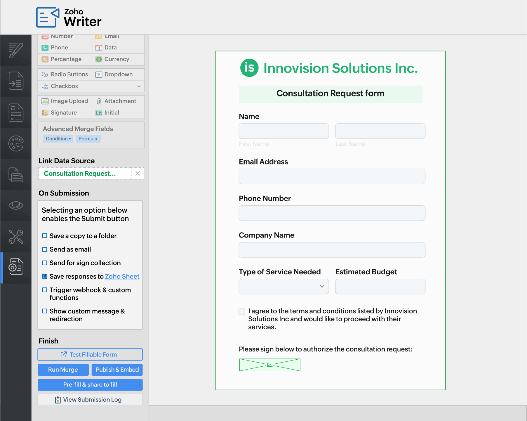 Build and prefill forms with ease