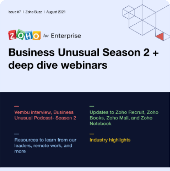 Zoho for Enterprise