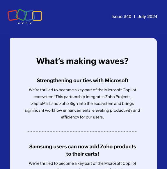 Zoho for Enterprise
