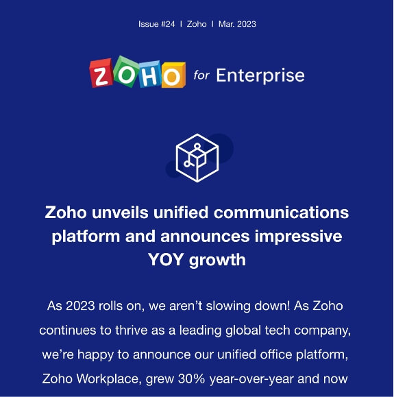 Zoho for Enterprise