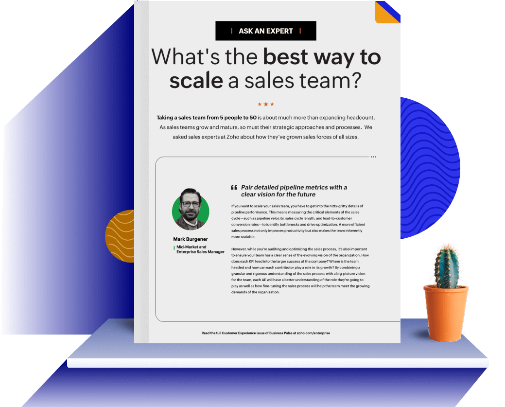 Three expert perspectives on growing sales teams, from experience