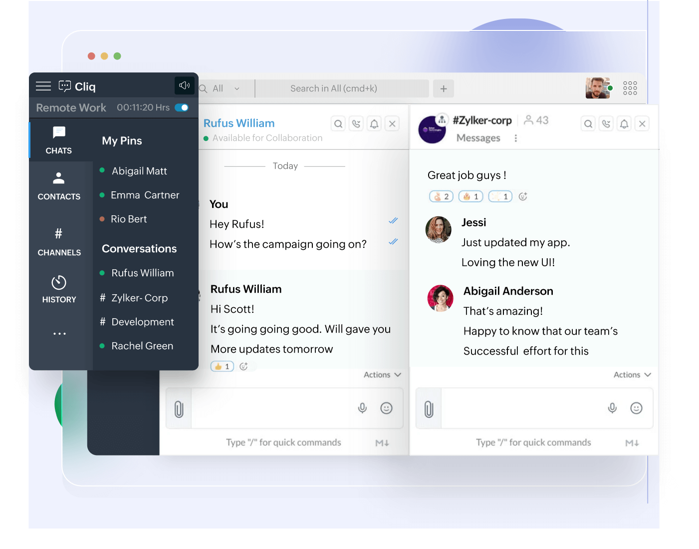 Workplace chat platform
