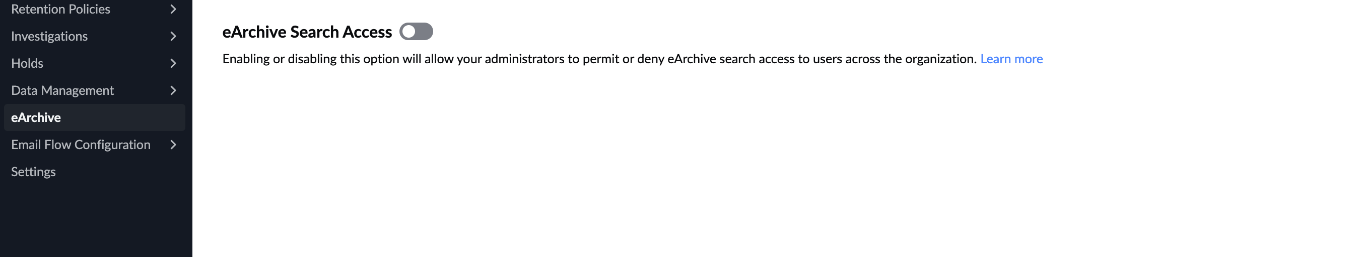 eArchive Search