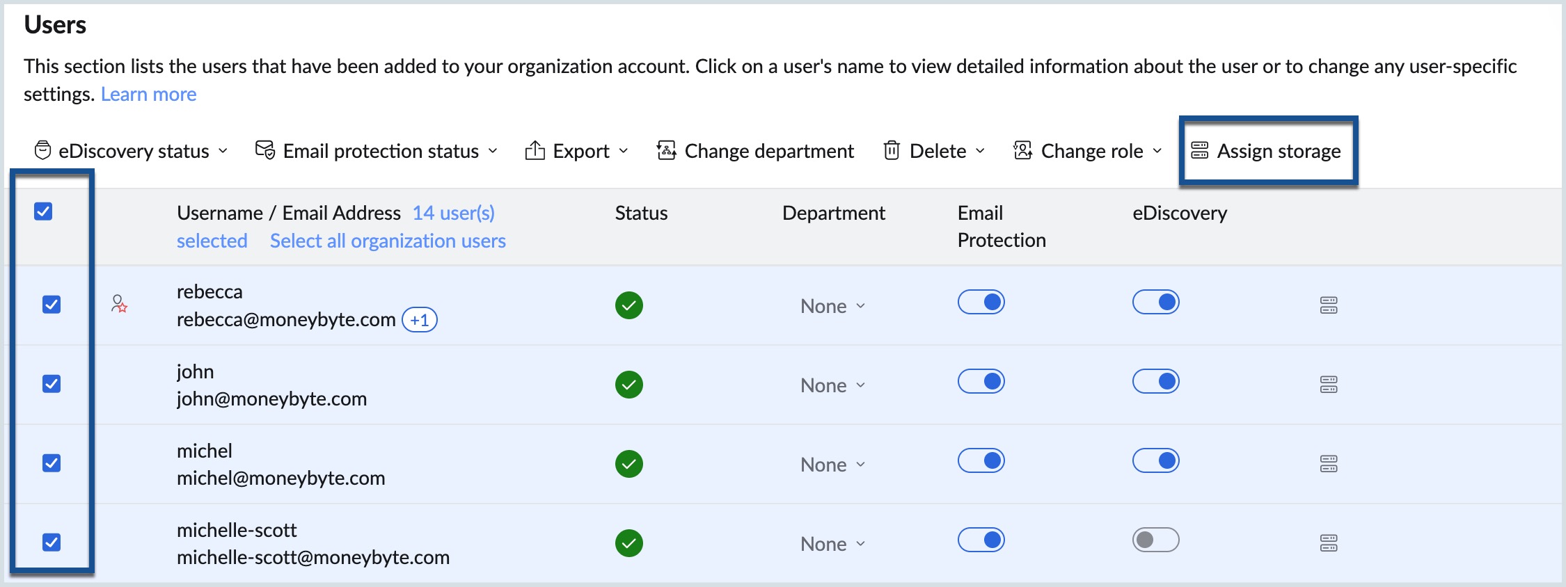 multiple storage multiple storage
