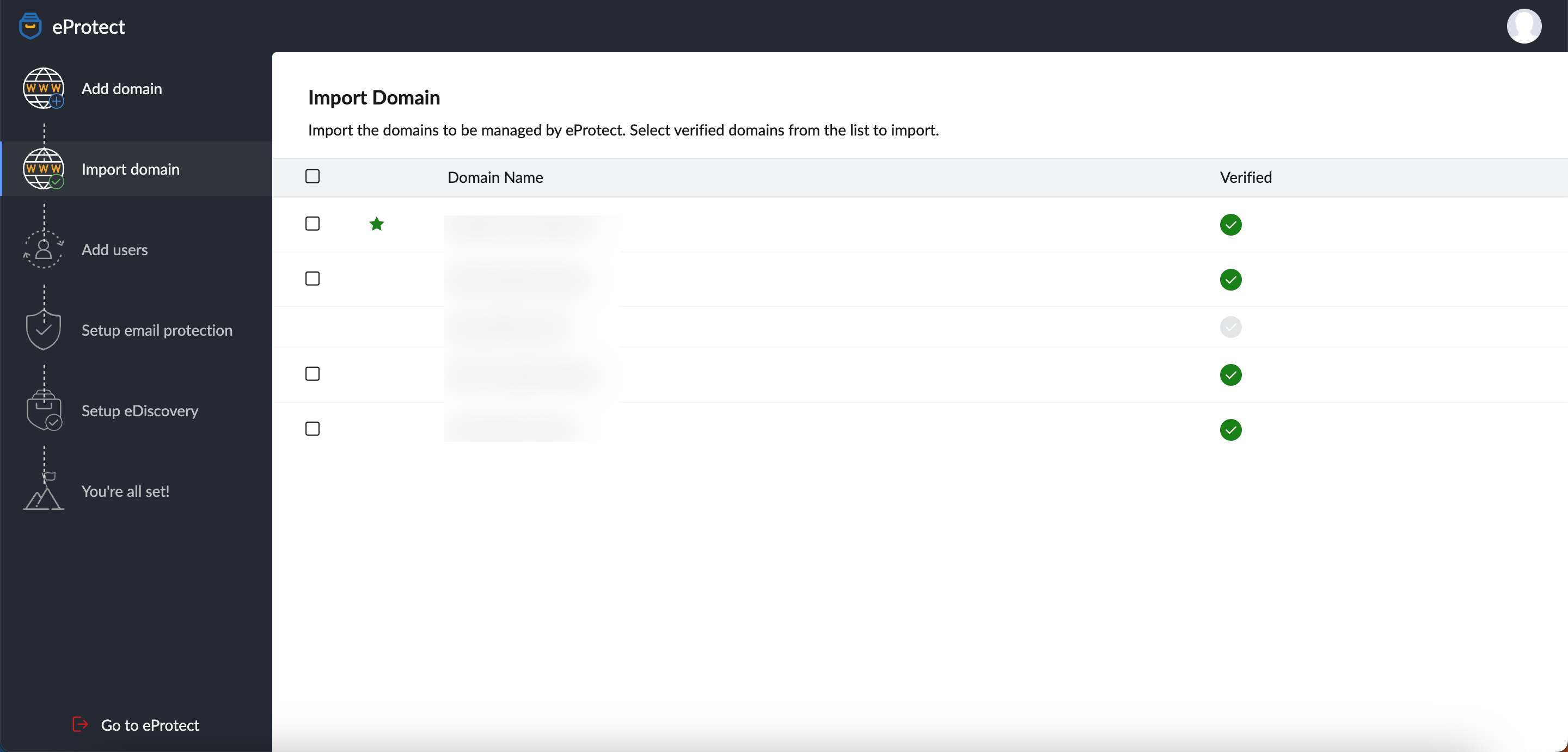 import Google domain