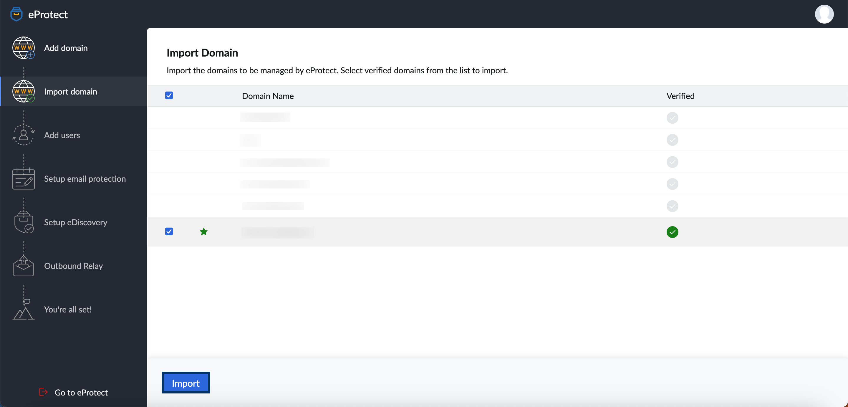 import domain from Microsoft 365